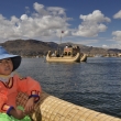 Peru - jezero Titicaca - plovouc ostrovy Uros
